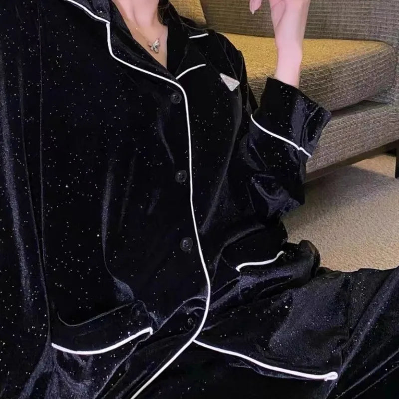 Ensemble Pyjama Luxe Nuit Étoilée